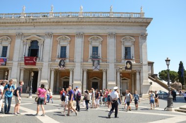 capitoline Müzesi kurma, piazza del campidoglio, Roma, İtalya