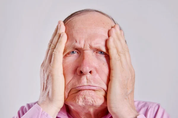 What i did! portrait of stressed man — Stock Photo, Image