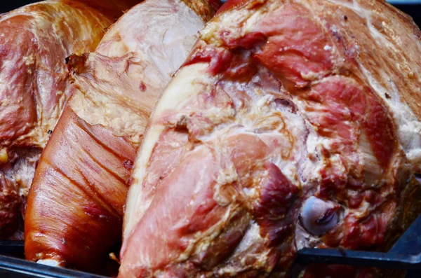 Смаженим м'ясом — стокове фото