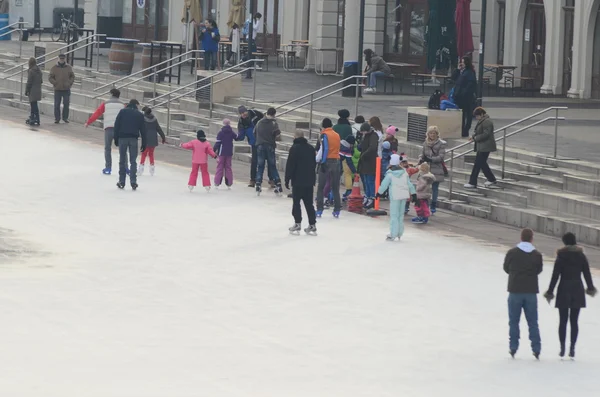 Budapest kating sobre hielo — Foto de Stock