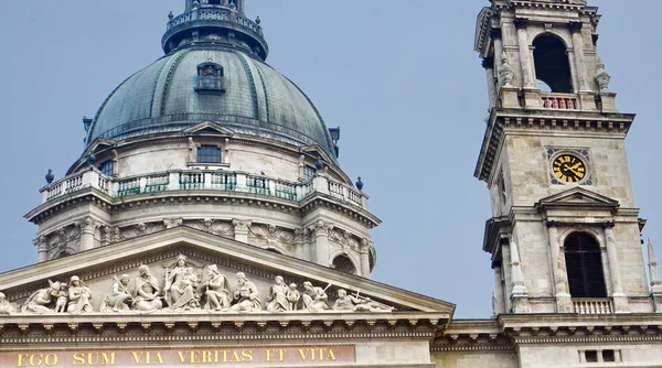 Prédios da cidade velha em Budapeste, Hungria — Fotografia de Stock