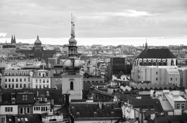 Eski Şehir Meydanı, Prag, Çek Cumhuriyeti üzerinde hava manzarası