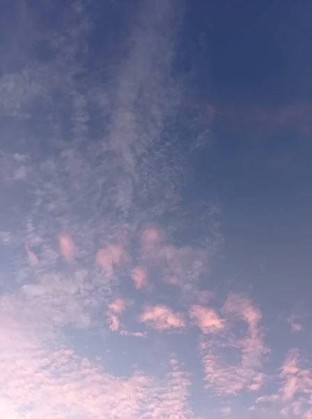 Atardecer Espectacular Con Nubes Hermosas — Foto de Stock