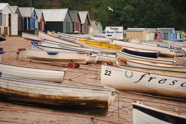 Teignmouth sea, Devon, Inghilterra, Regno Unito — Foto Stock