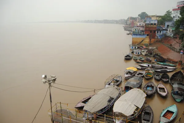 gemilerde nehir gange, varanasi, uttar pradesh, Hindistan