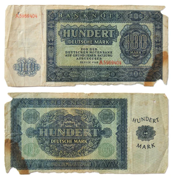 Billetes alemanes antiguos —  Fotos de Stock