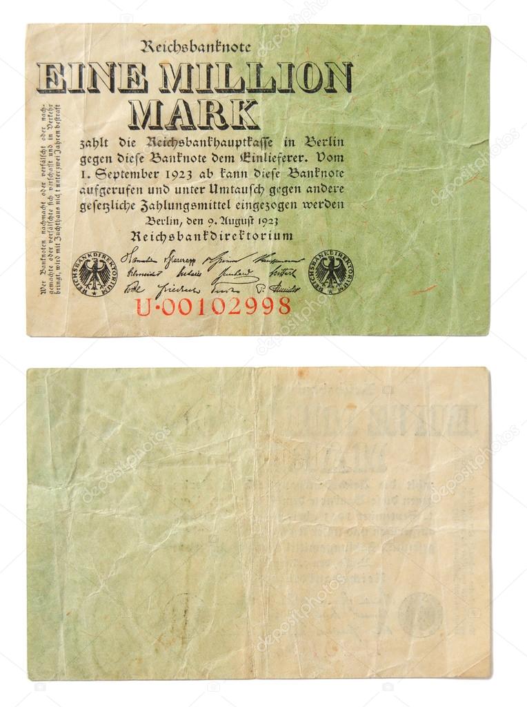 Old German banknotes