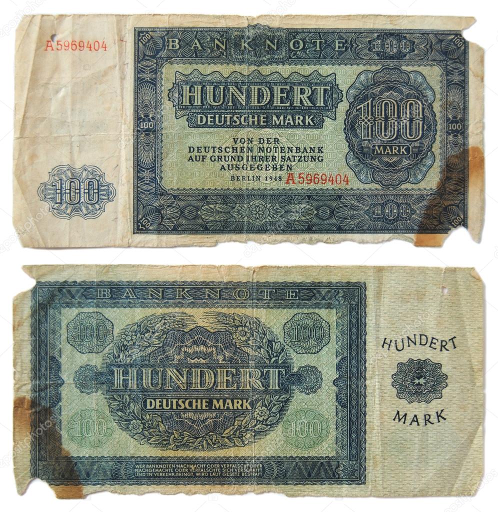 Old German banknotes