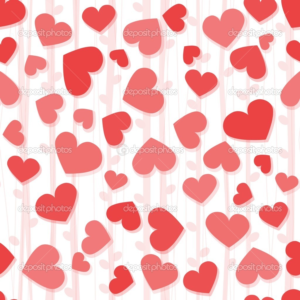 Diferente Seamless Plano De Fondo Corazones Contorno Rojo Fondo Corazones Rojos Fondos Rojos