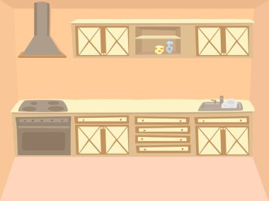 Mutfakta sıcak renkler