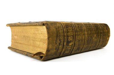 beyaz zemin üzerinde İncil