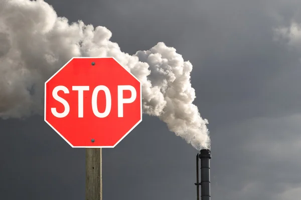 Stop Smokstack Contaminación —  Fotos de Stock