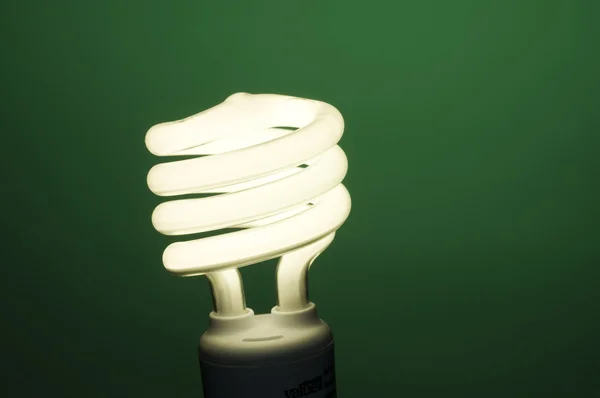 Fluorescent Light on Green — Stock Photo, Image