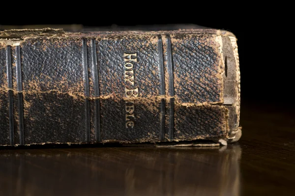 Antigua Sagrada Biblia Espina dorsal —  Fotos de Stock