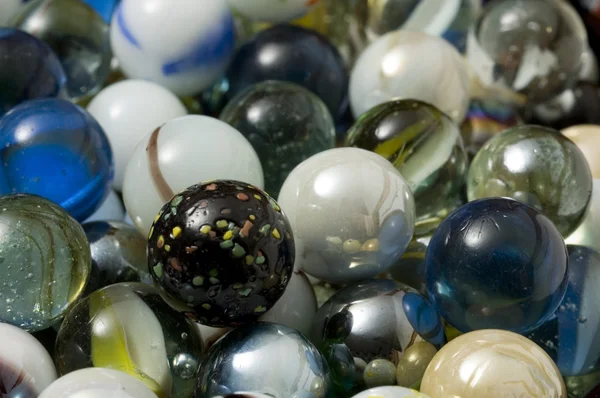 Closeup Marbles Background — Stock Photo, Image