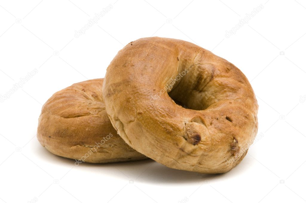 Two Cinnamon Bagels