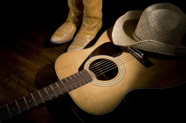 Holofotes de música country Imagens Royalty-Free
