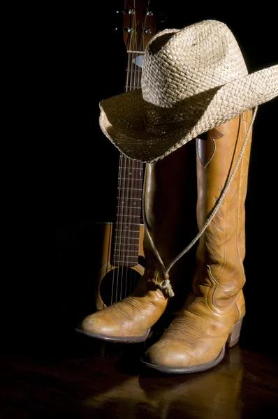 Holofotes de música country Fotografia De Stock