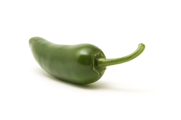 Pimenta isolada de Jalapeno — Fotografia de Stock