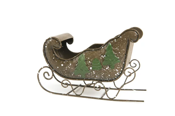 Antique Santa Sleigh — Stock Photo, Image