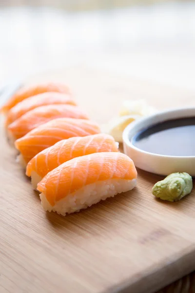 Lazac sushi — Stock Fotó