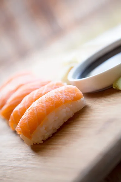 Zalmsushi — Stockfoto