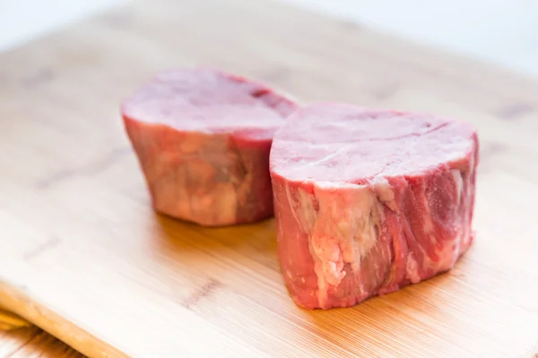 Filé de carne crua Mignon — Fotografia de Stock
