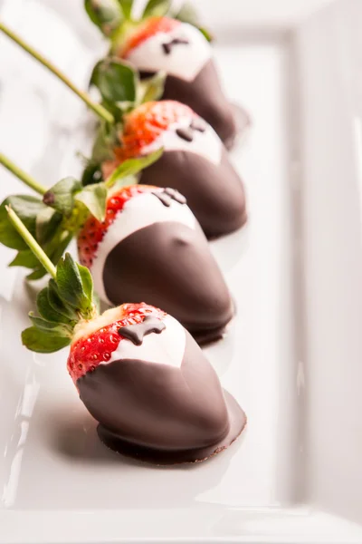 Chocolate Strawberries Stock Image