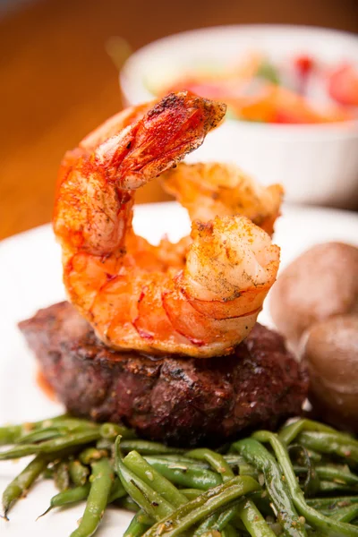 Steak and Shrimp Stock Picture