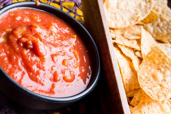 Chips and Salsa Royalty Free Stock Images