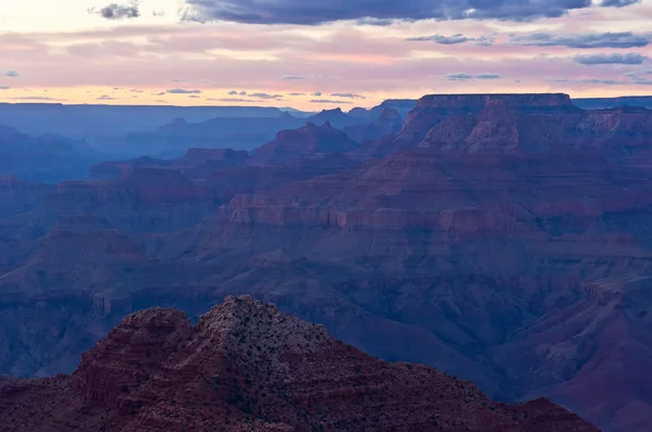 Grand canyon schemering — Stockfoto