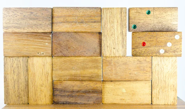 Holzdomino mit 2013 — Stockfoto