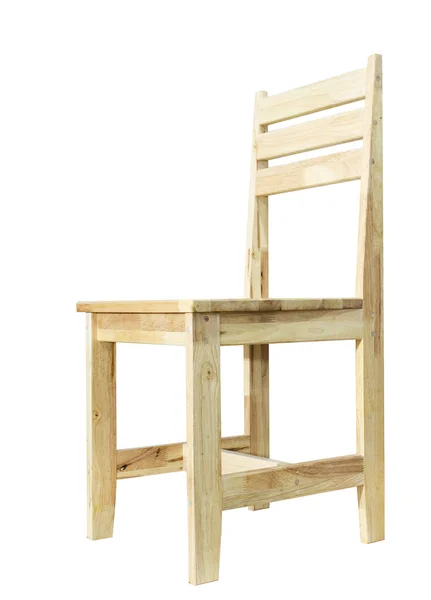 Dřevěná židle na izolované — Stock fotografie