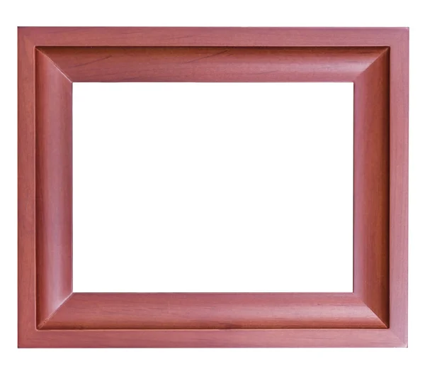 Frame estilo de madeira em isolado — Fotografia de Stock