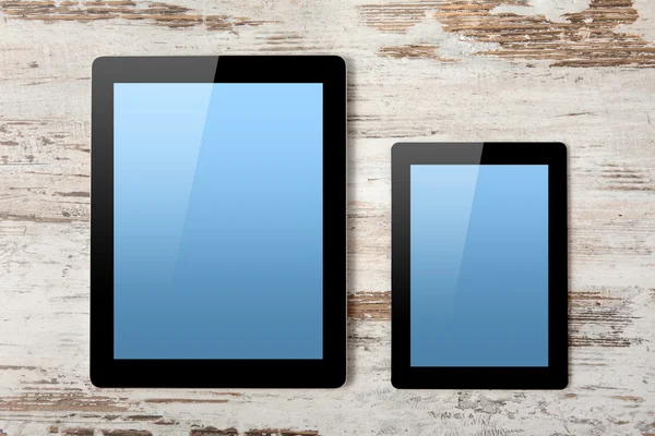 Tablet e mini tablet con schermo isolato — Foto Stock