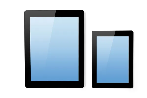 Pad van de Tablet PC en mini ipad tablet — Stockfoto