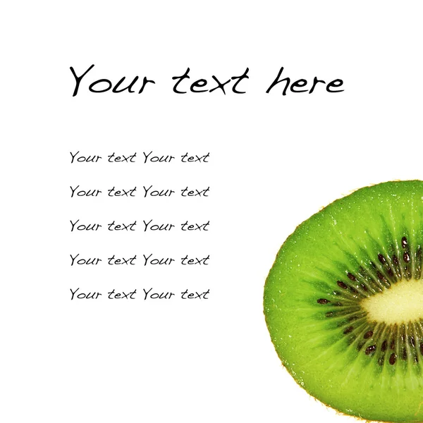 Fruit of a kiwi for the menu and the recipe — Stock Photo, Image