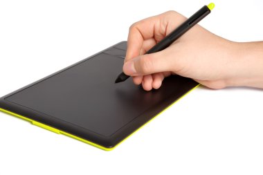 izole el berabere tablet kalem mans