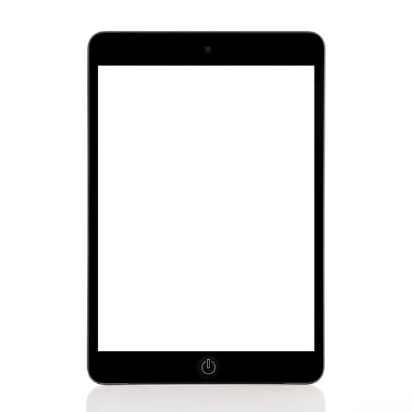 Yalıtılmış bir ekranı olan bilgisayar tablet — Stok fotoğraf