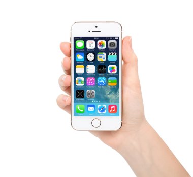 Yeni güncelleme işletim sistemi Ios 7.1 ekran iphone 5'ler altın App