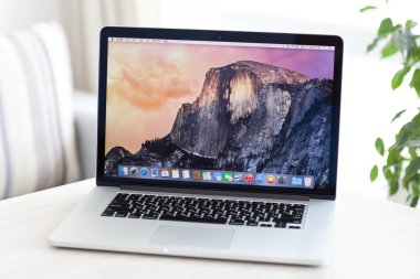 MacBook pro retina ile os x yosemite olduğunu roo tablo