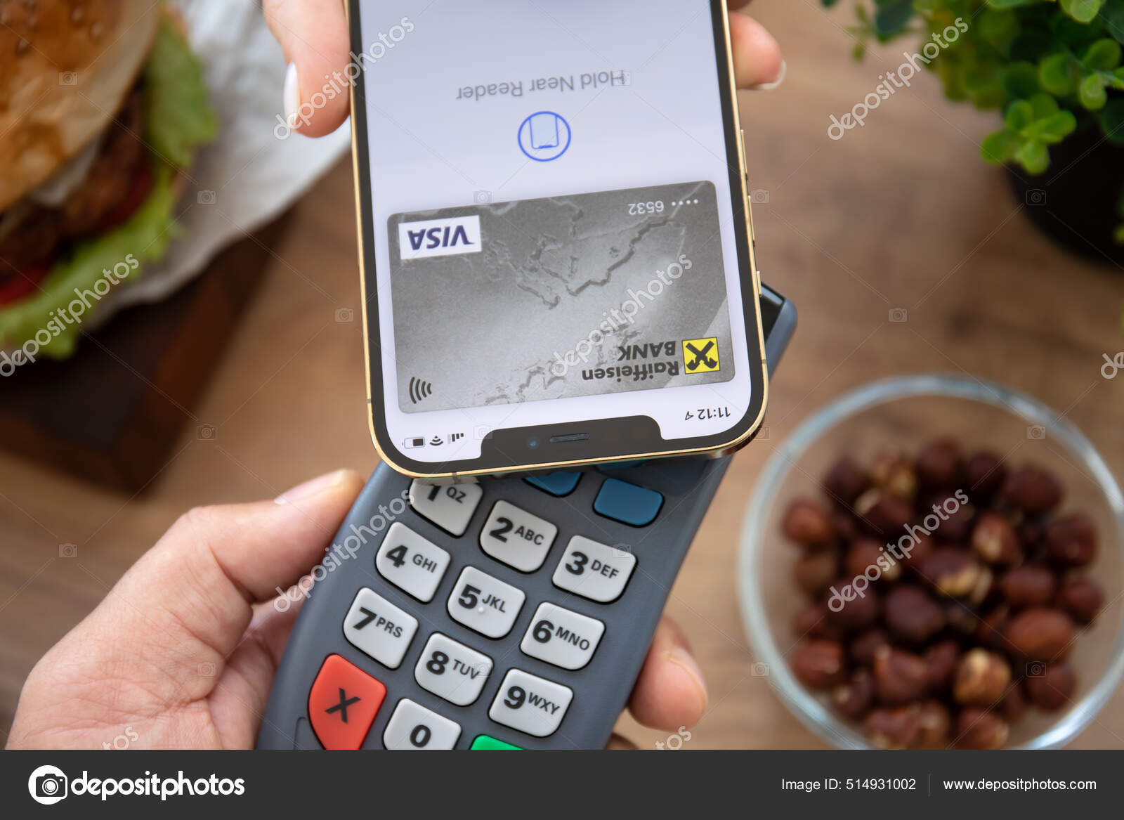 Alanya Turkey October 2021 Women Hand Holding Iphone Pro Max