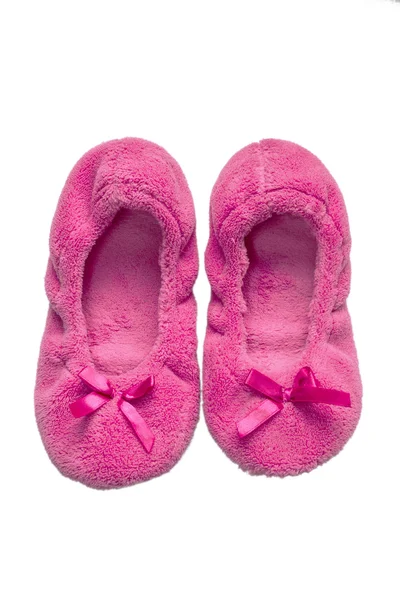 Roze pantoffels — Stockfoto