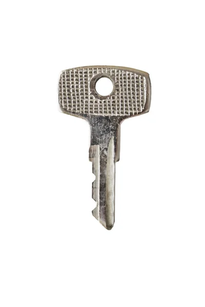 Stary srebrny klucz — Zdjęcie stockowe