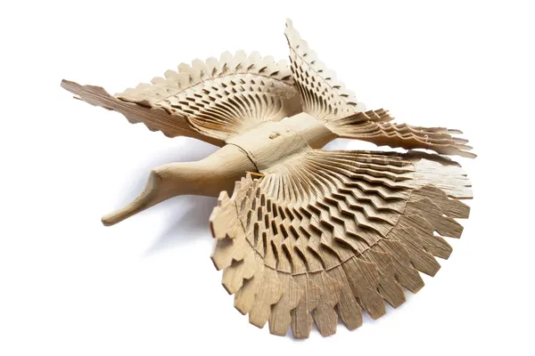 Wood bird — Stock Photo, Image