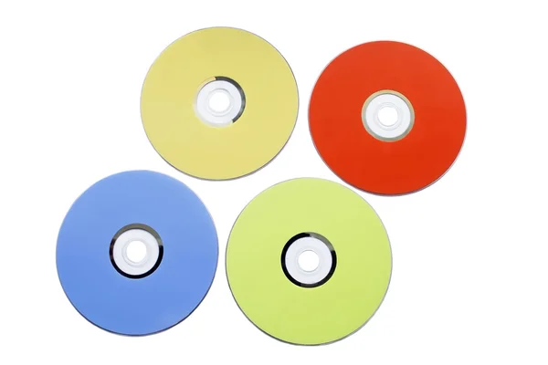 Многоцветный CD — стоковое фото