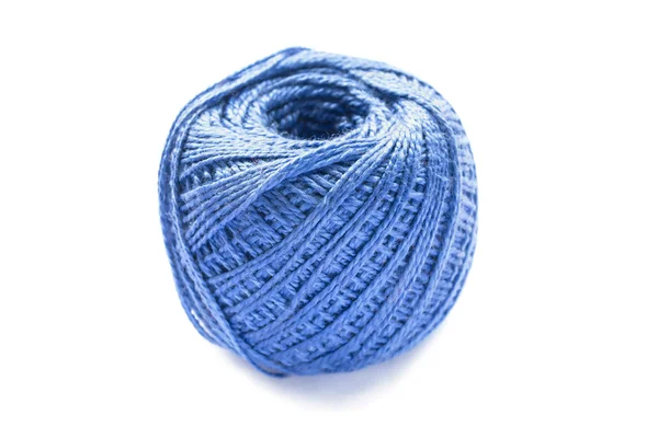 Blue yarn — Stock Photo, Image