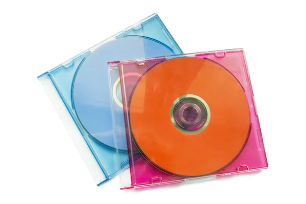 Zwei Compact Discs — Stockfoto