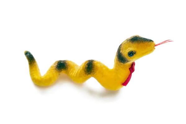 Velvet yellow snake — Stock Photo, Image