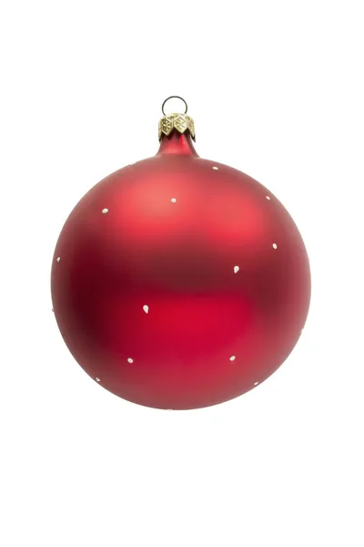 Red christmas ball — Stock Photo, Image